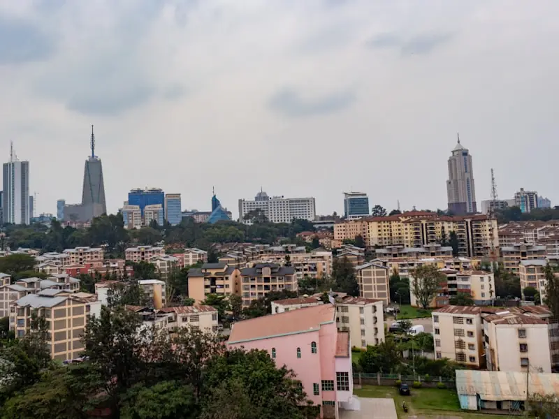 City skyline representing government and public sector
