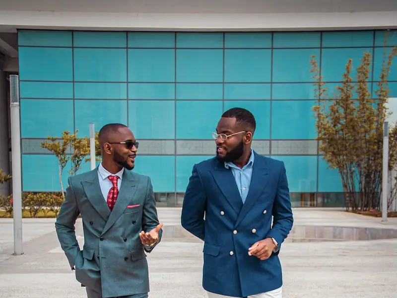Two executives in professional services